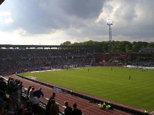 Just after the game. WE WON!