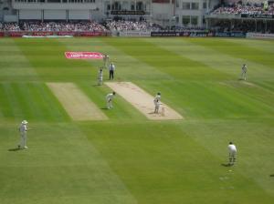 day 1. sri lanka batting. after a poor start they got a decent score in the end.