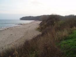 S tom kan Moesgrd Strand vre. That's how empty the beach can be. Wait till next July.