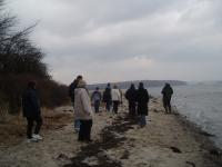 the weather wasn't fabulous, but we enjoyed our walk along the beach.