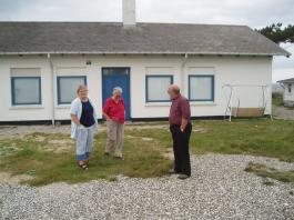 else, may, and len at the lighthouse.